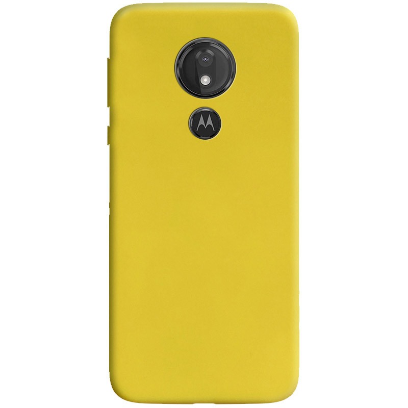 Накладка Candy для Moto G7 Power жовта-0